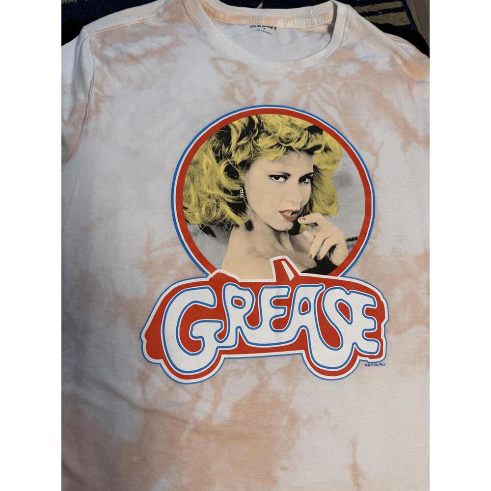 Vintage-style Grease Tie Dye Tee 💋 Sandy Graphic | Old Navy M